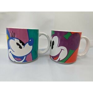 Disney Mickey Minnie Mouse Coffee‎ Mug Lot Japan